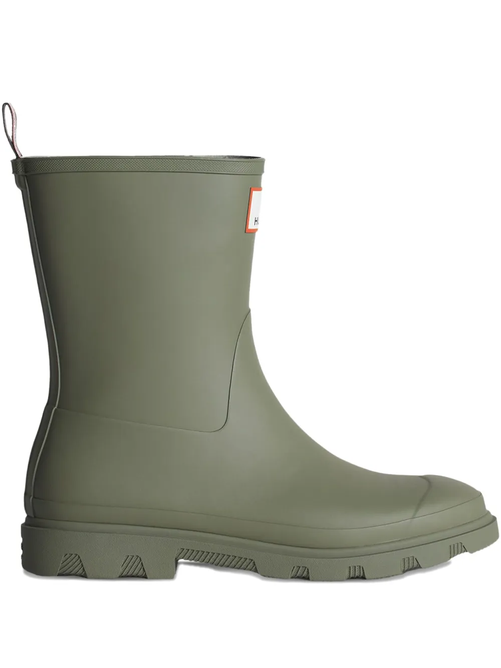 Maison Kitsuné X Hunter Downpour Short Rain Boots In Green