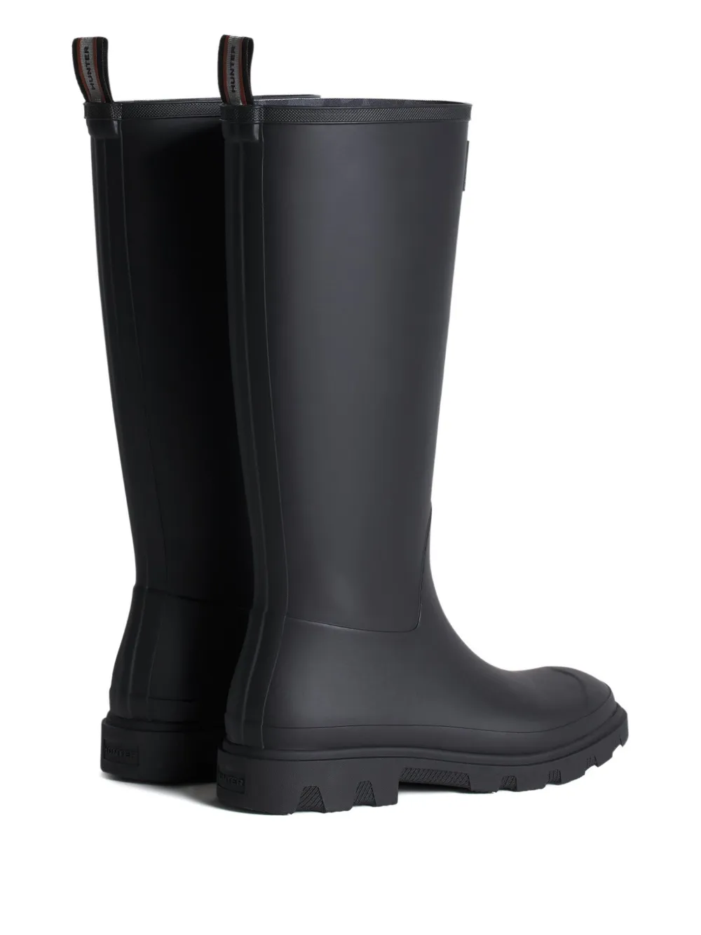 Maison Kitsuné X Hunter Downpour Tall Rain Boots In Black