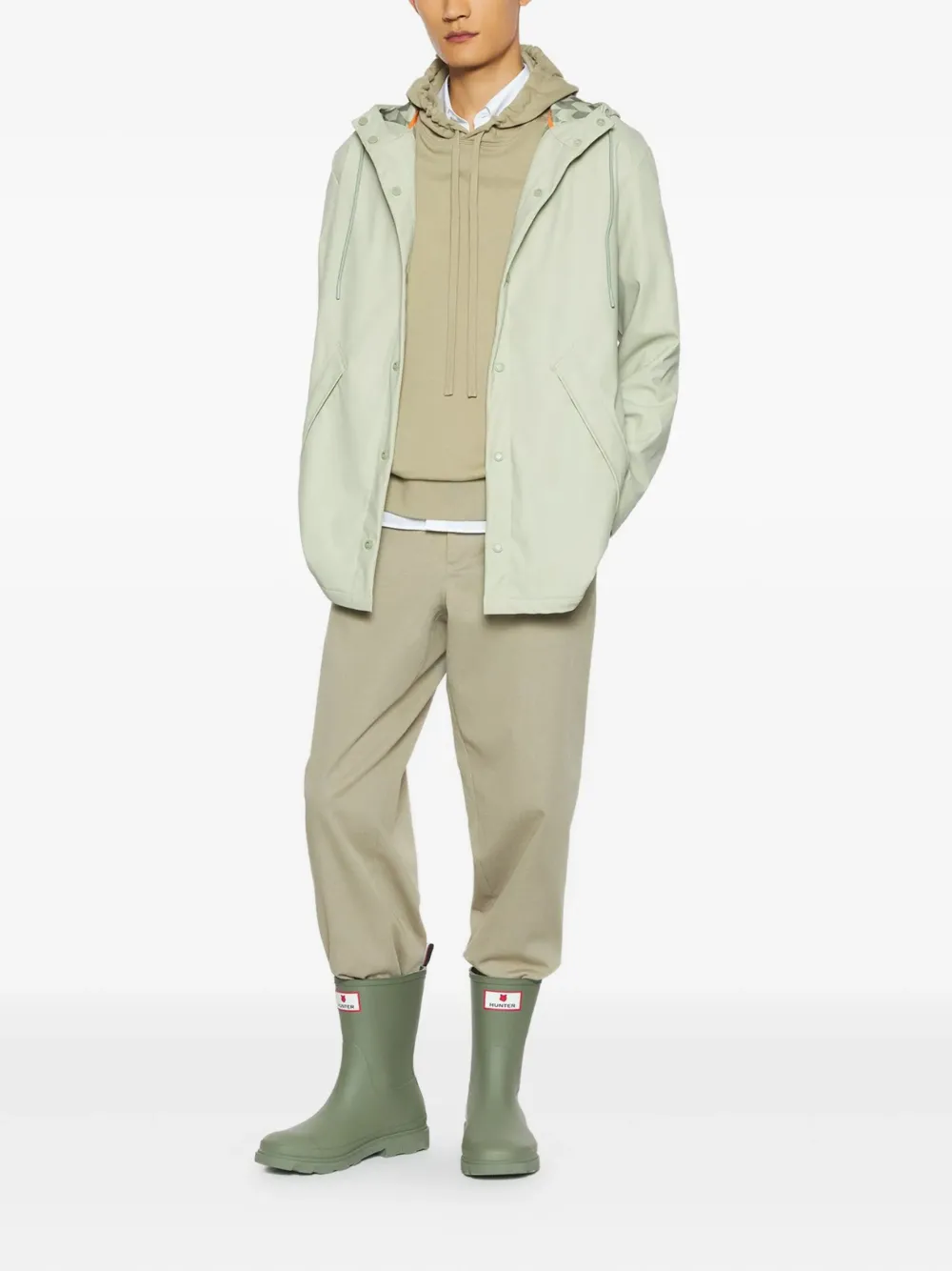 Maison Kitsuné impermeable con capucha en colaboración con Hunter | Gabardinas e impermeables | Image 2