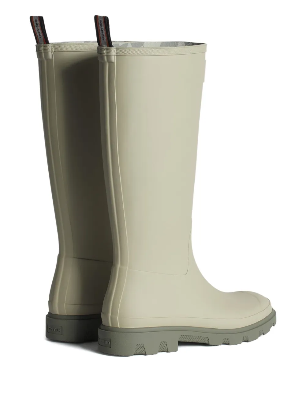 Maison Kitsuné X Hunter Downpour Tall Rain Boots In Gray
