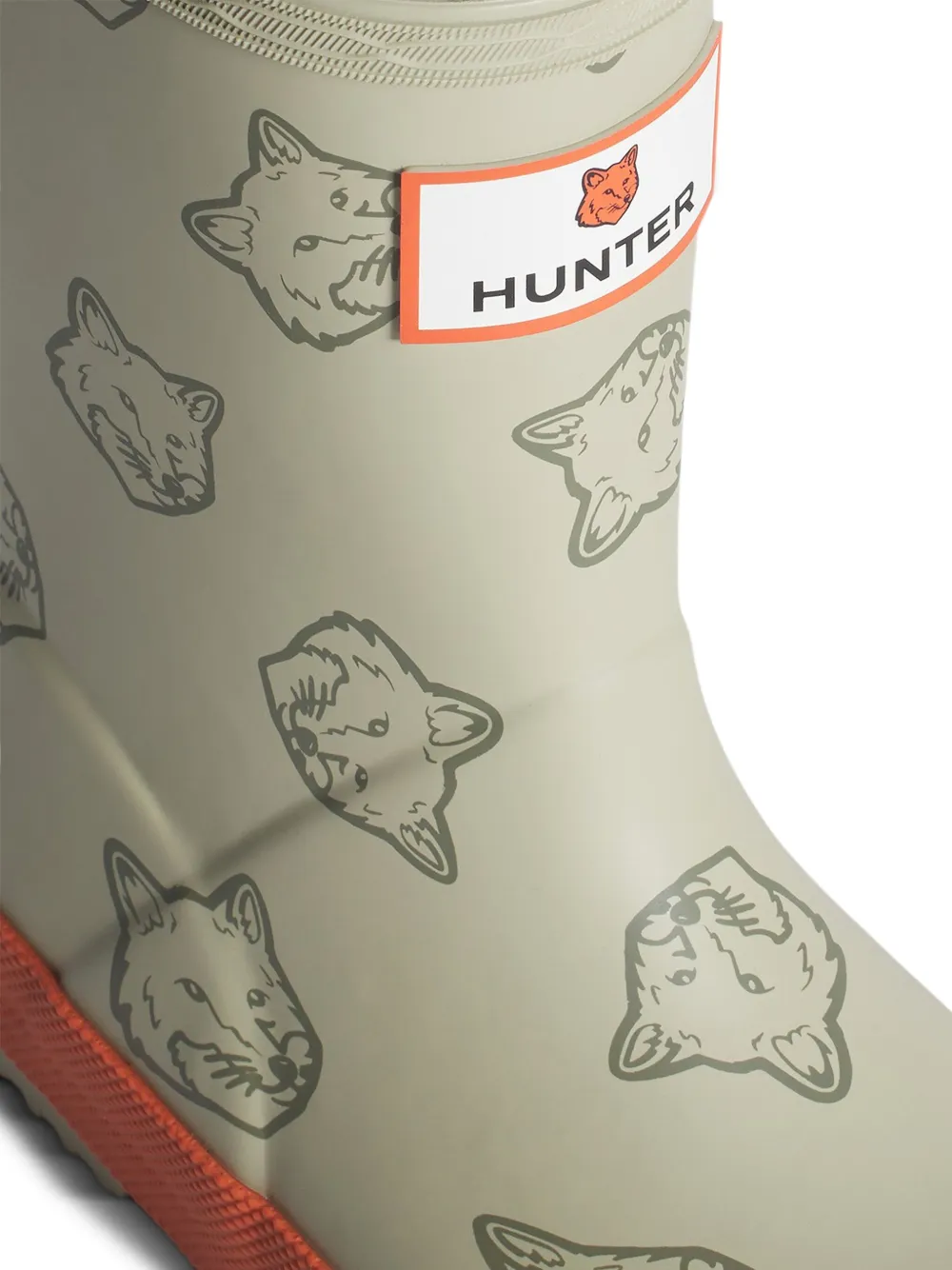 X Hunter Fox Heads Rain Boots