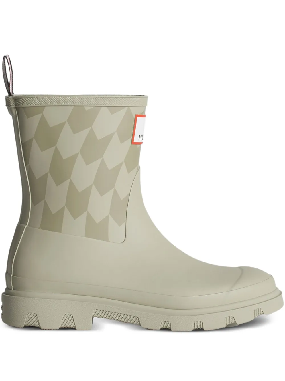 Maison Kitsuné botas de lluvia Chevron Downpour en colaboración con Hunter | verde | Image 1