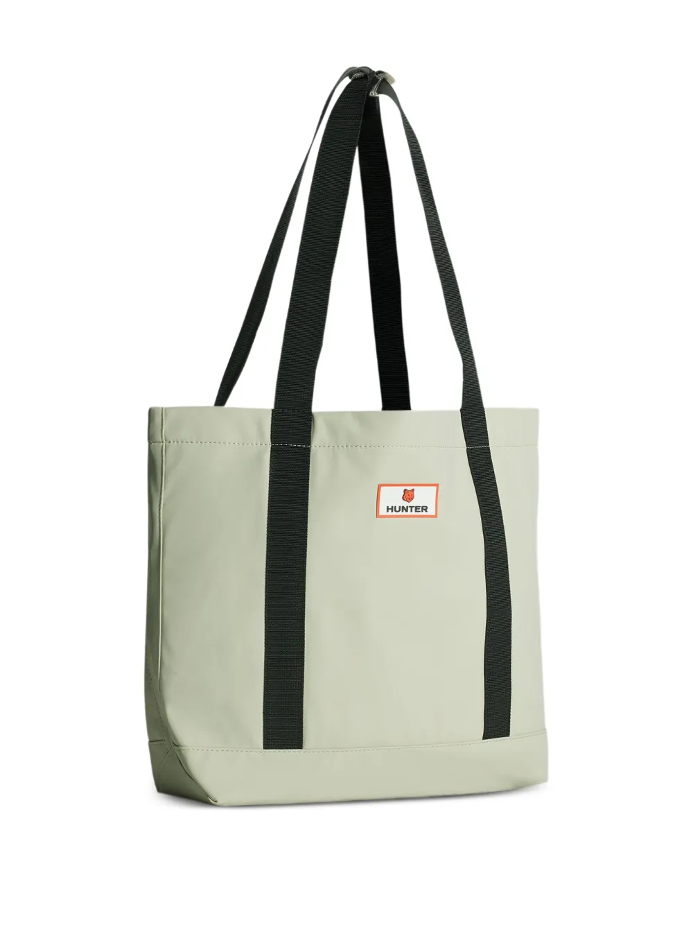 Maison Kitsuné x Hunter shopper met logopatch Groen