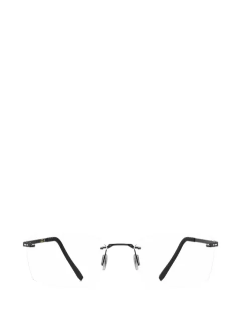 Blackfin rimless geometric glasses