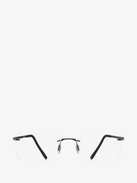 Blackfin rimless geometric glasses