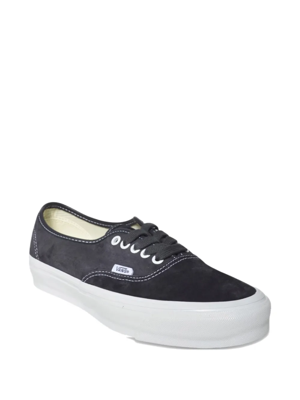 Vans Stitched Sneakers In Black