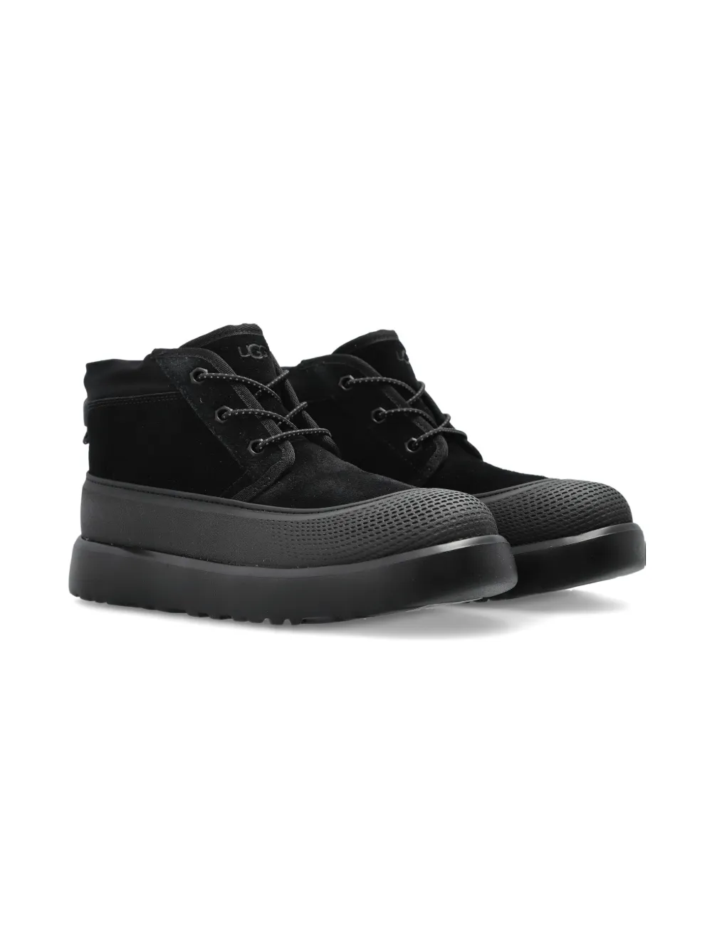 UGG Kids Neumel suede lace-up boots | Black | Image 1