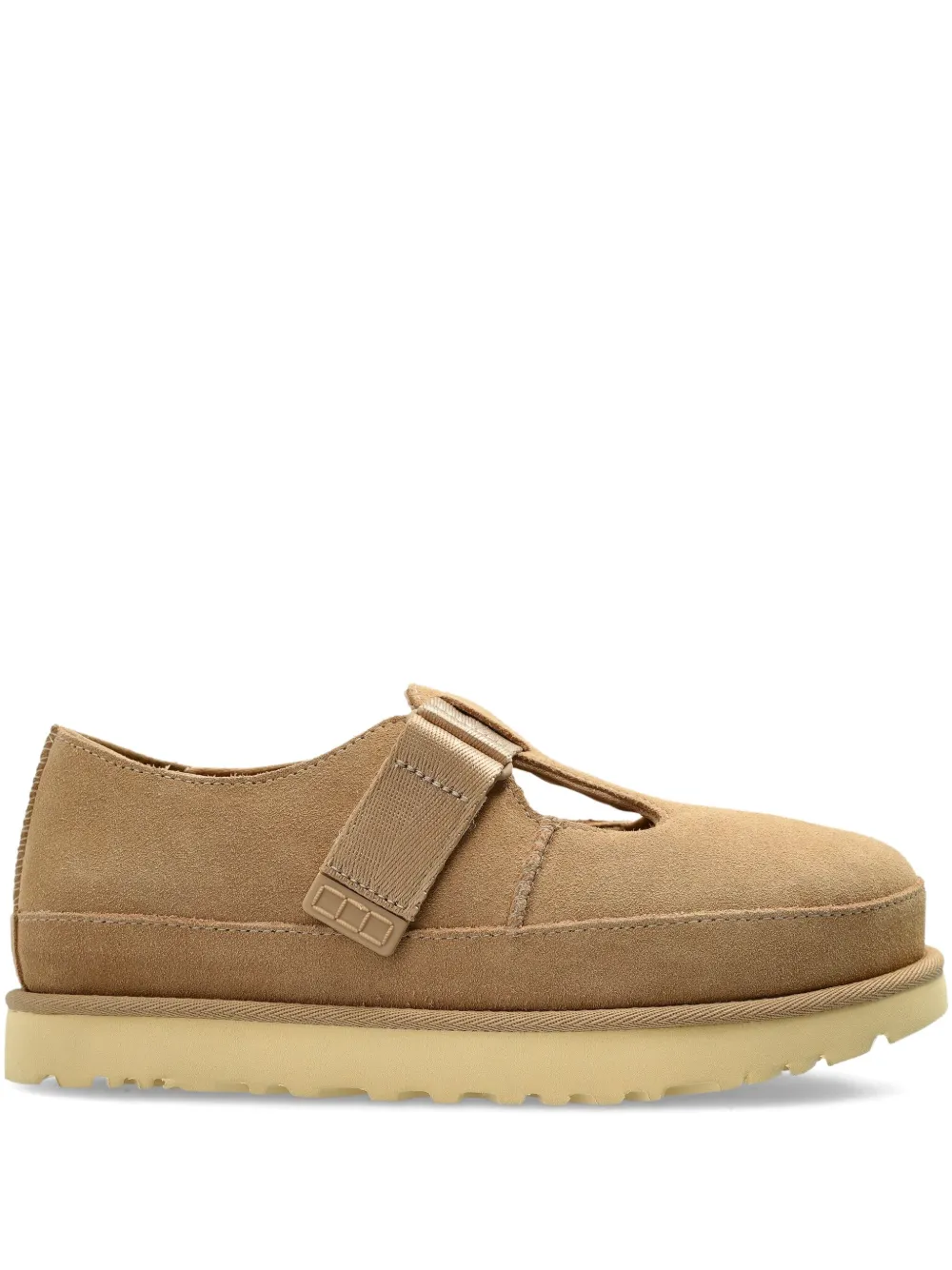 Ugg Goldenstar Mary Jane Strap Detail Loafers In Brown