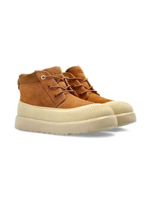 UGG Kids Neumel lace-up panelled boot