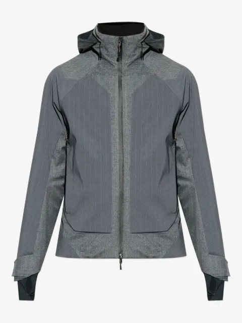 Sease hooded striped jacket