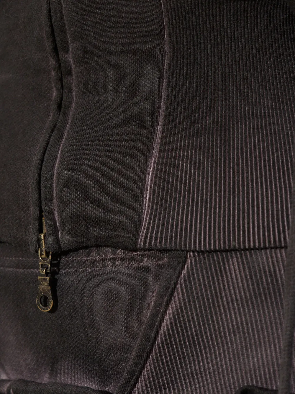 KNWLS Haze jack met capuchon en ritssluiting Bruin