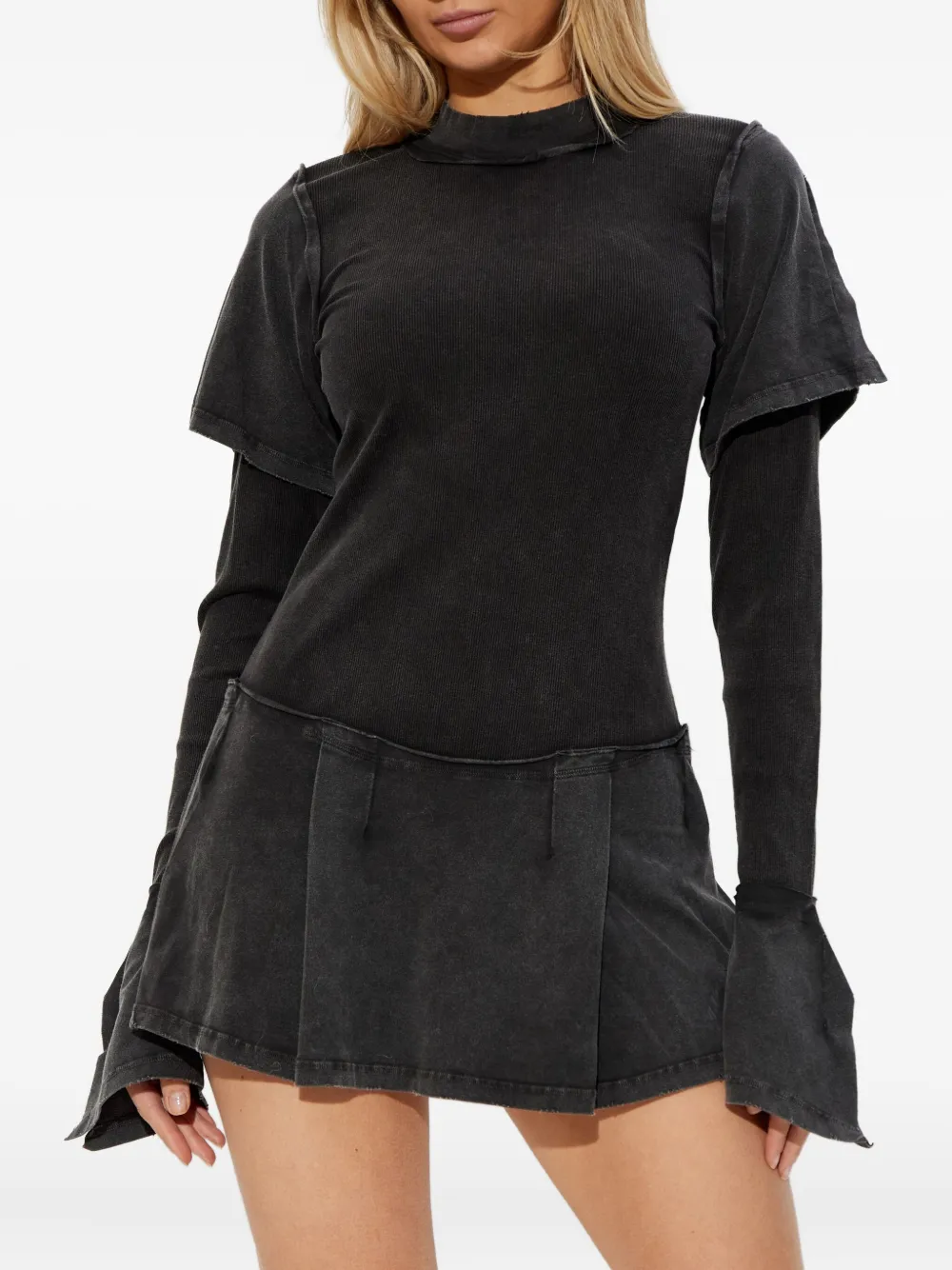 KNWLS Bellona mini-jurk Zwart