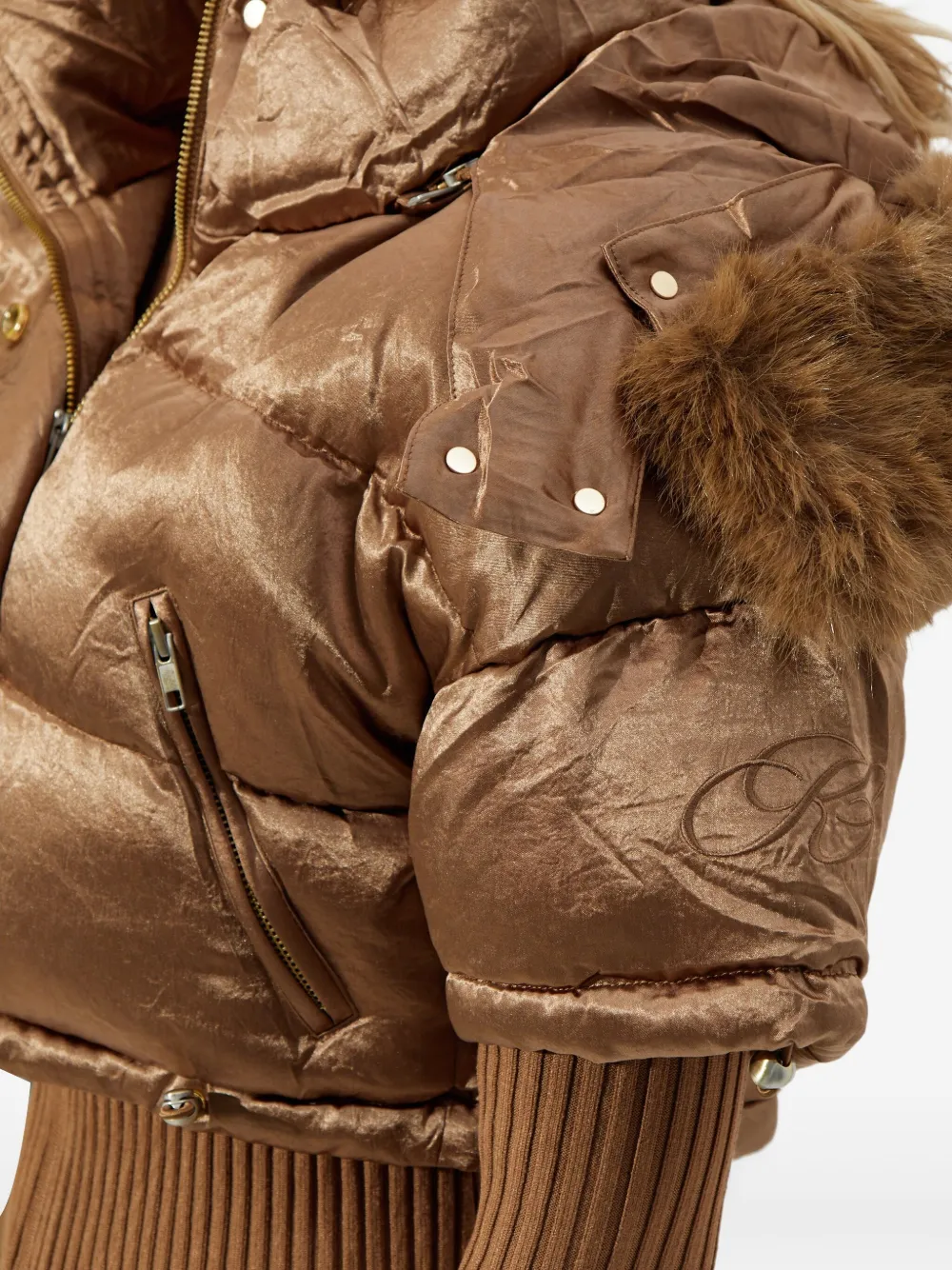 KNWLS Jack met capuchon Bruin