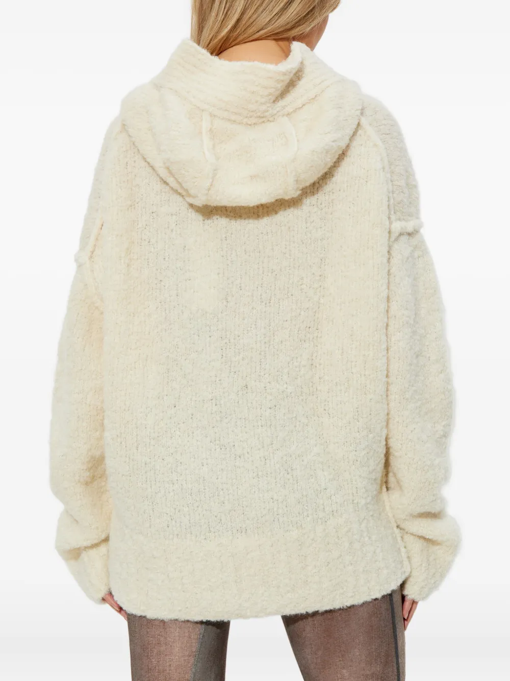 Knwls Off-white Mandi Hoodie In White