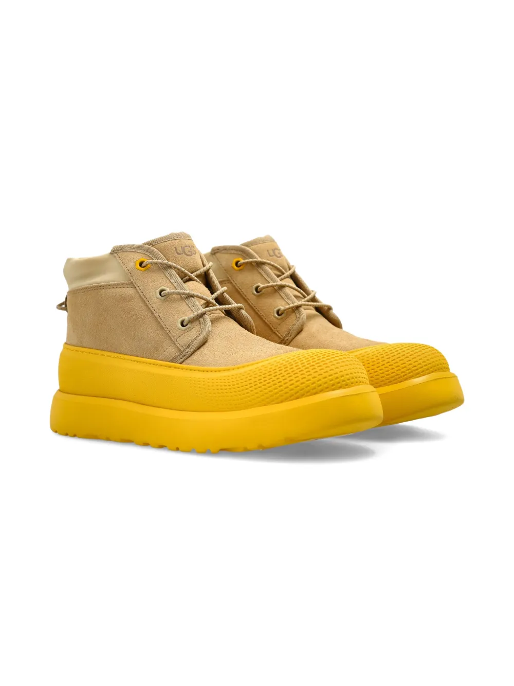 UGG Kids Neumel suede lace-up boots | Yellow | Image 1