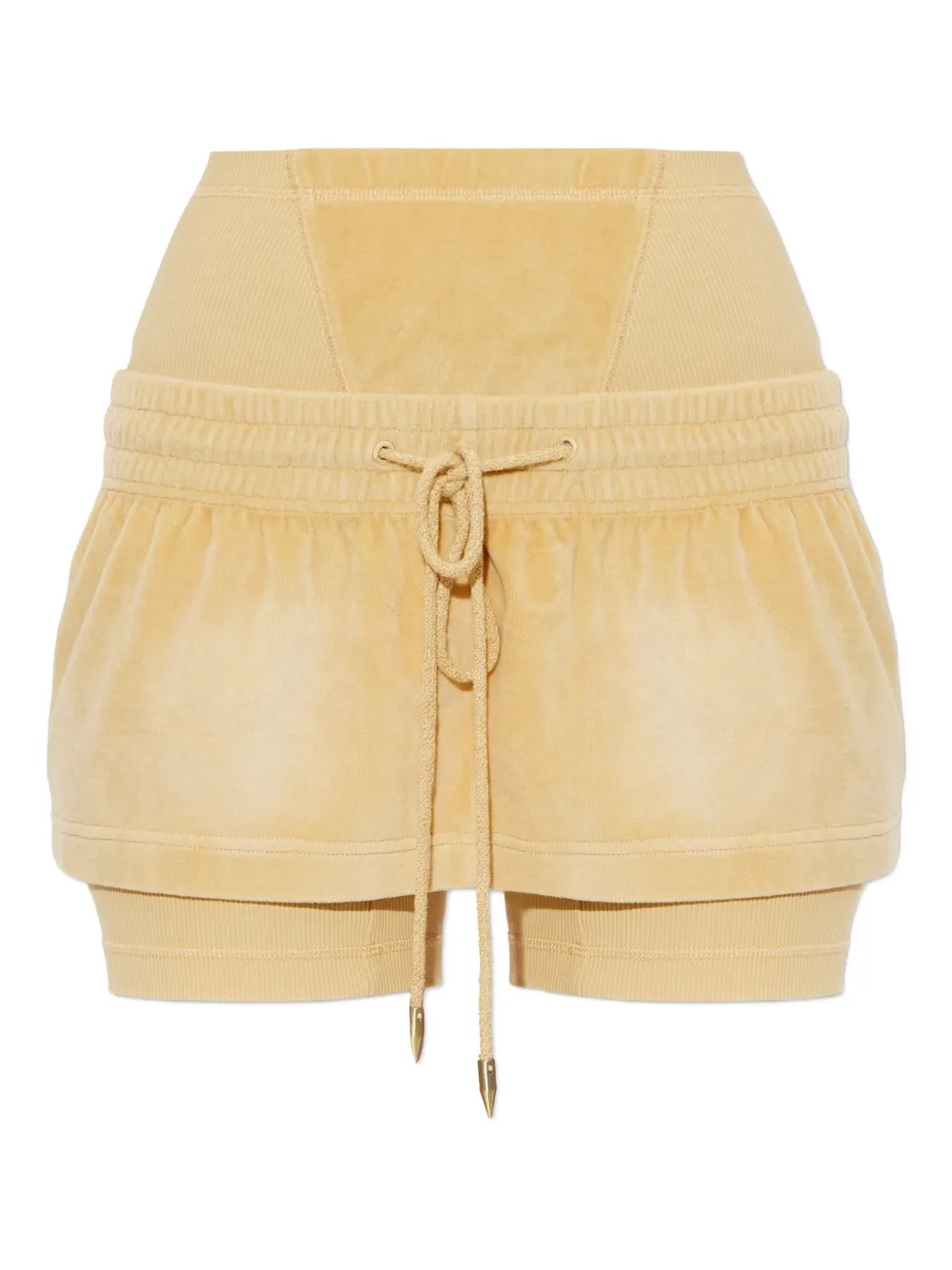 Knwls Paris Shorts In Yellow