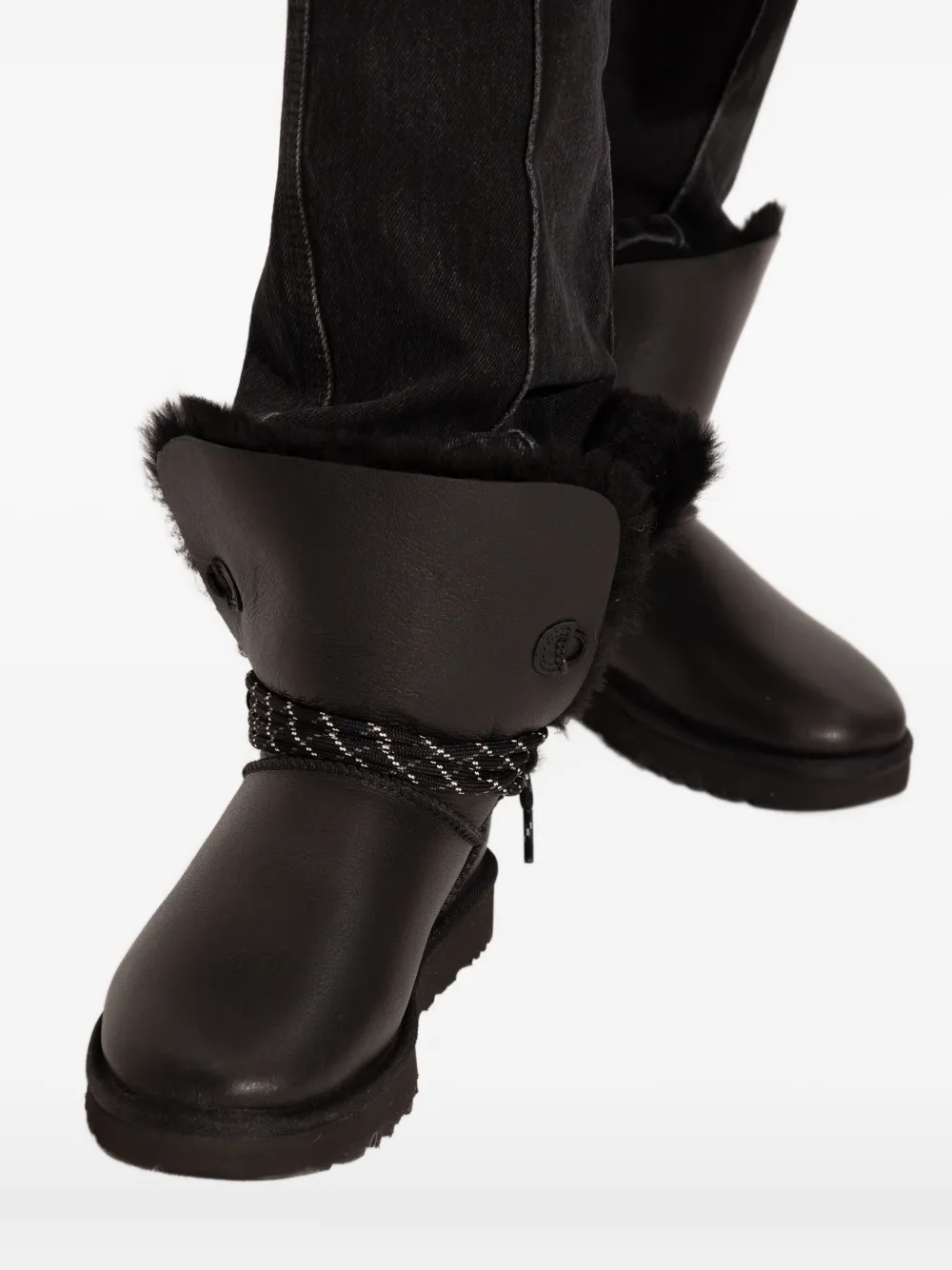 Ugg Rope Detail Boot In Black