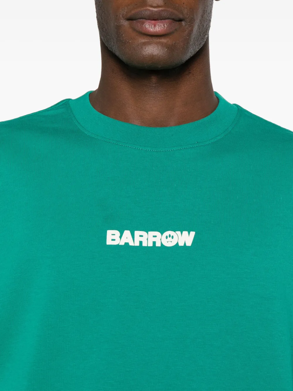 BARROW T-shirt met teddybeerprint Groen