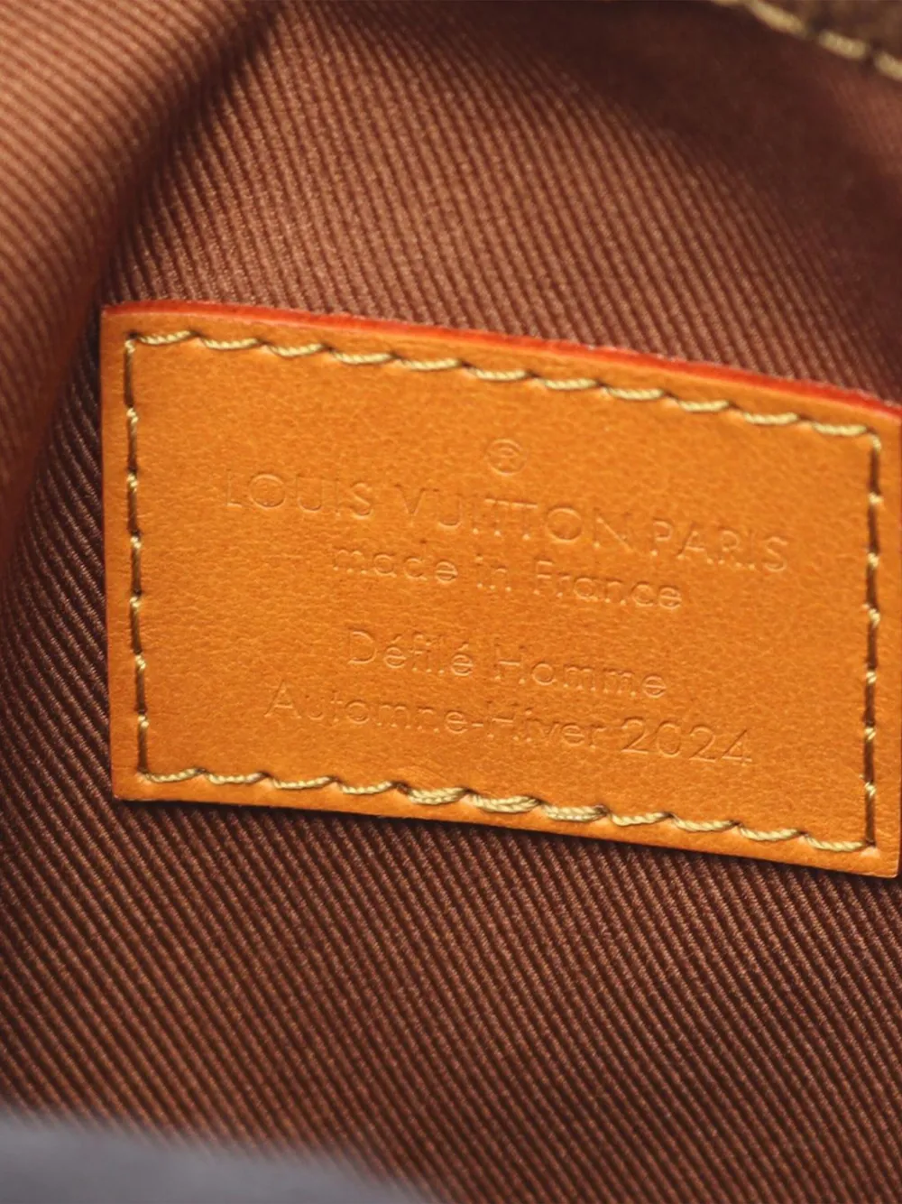 Pre-owned Louis Vuitton 2021-2025 Monogram Dust Envelope Pouch Crossbody Bag In Brown