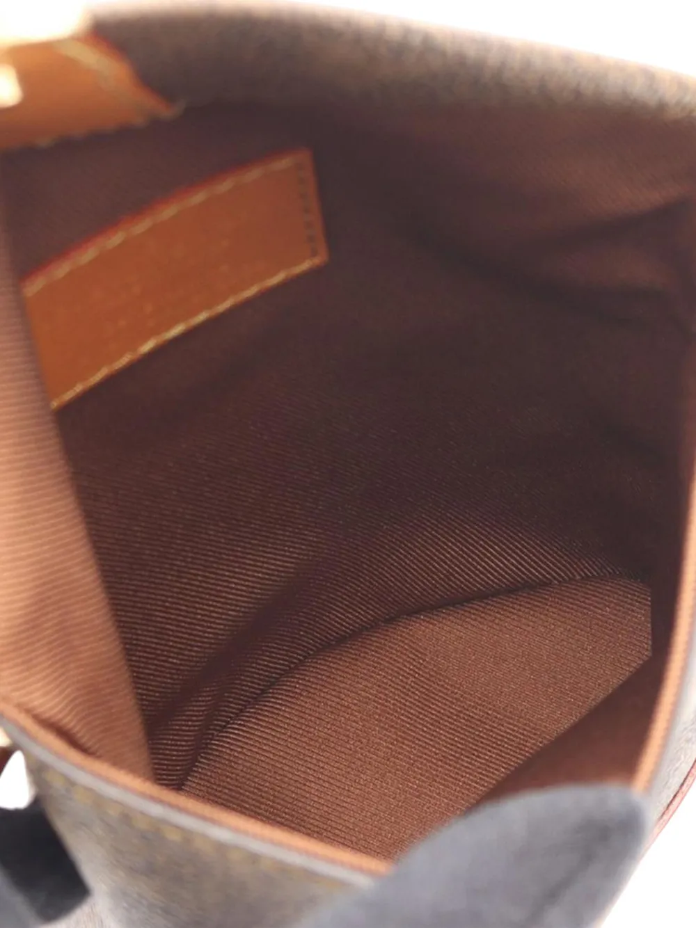 Pre-owned Louis Vuitton 2021-2025 Monogram Dust Envelope Pouch Crossbody Bag In Brown
