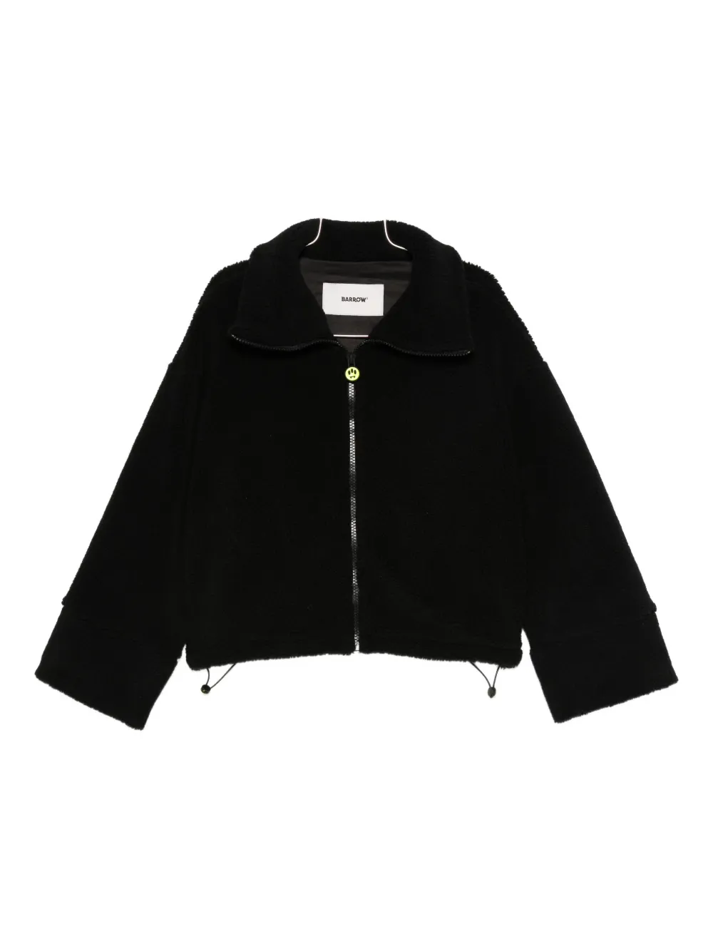 Barrow Logo-detail High-neck Jacket In Black
