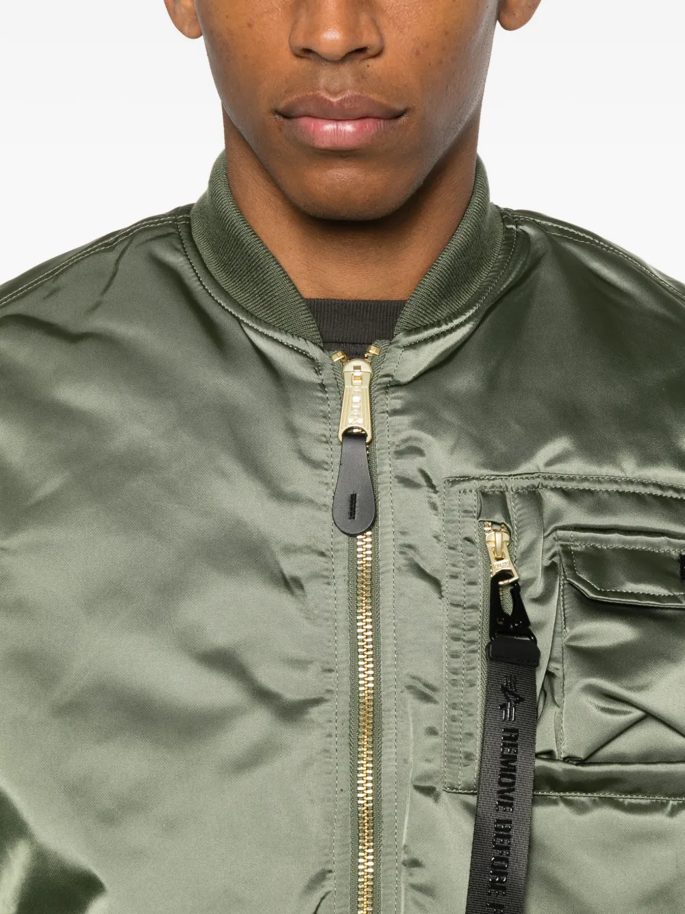 Alpha Industries Zip Pocket Gilets In Green