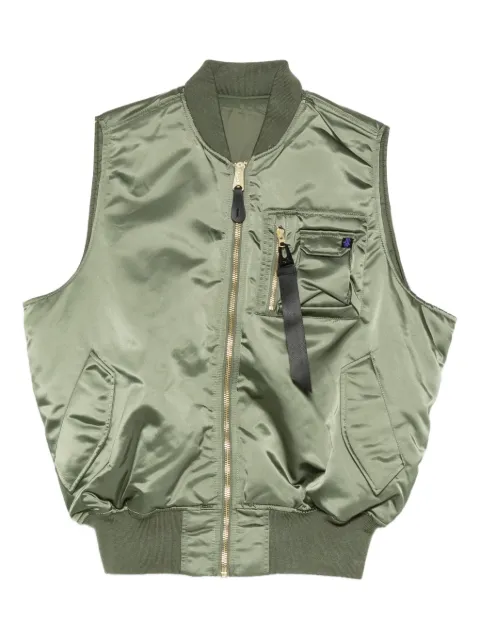 Alpha Industries zip pocket gilets 