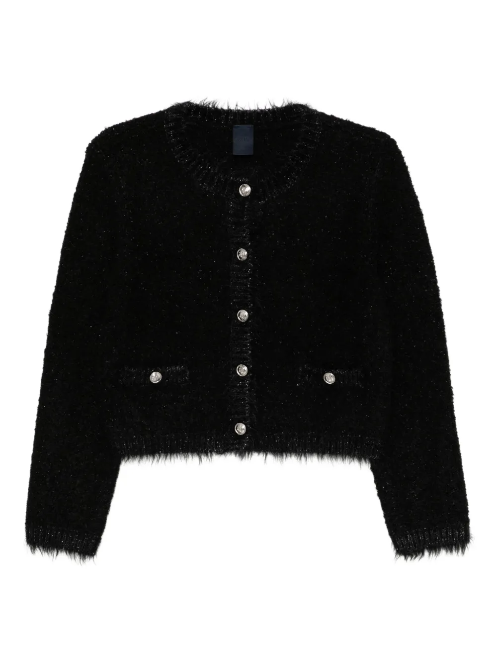 Juun.J logo-button cardigan - Nero