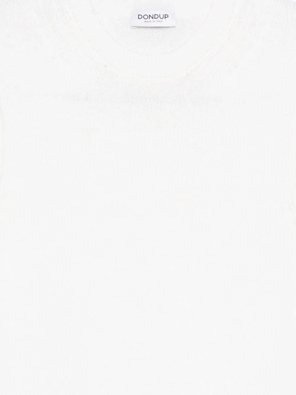 DONDUP Geribbelde sweater Beige