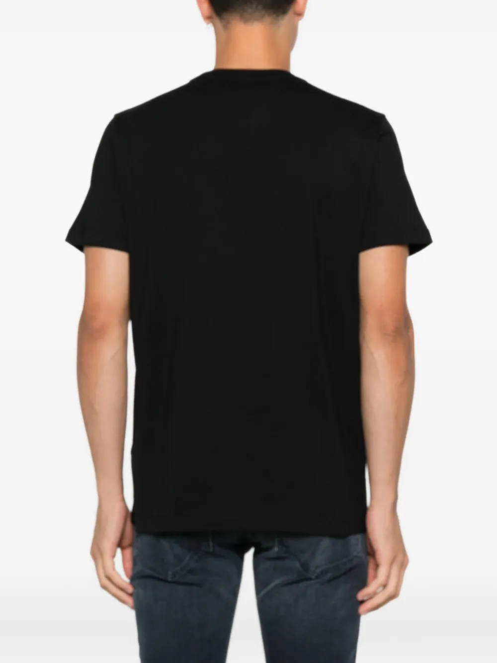 DONDUP T-shirt met logoprint Zwart