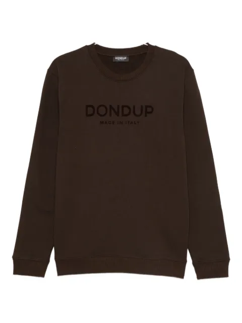 DONDUP flocked-logo sweatshirt