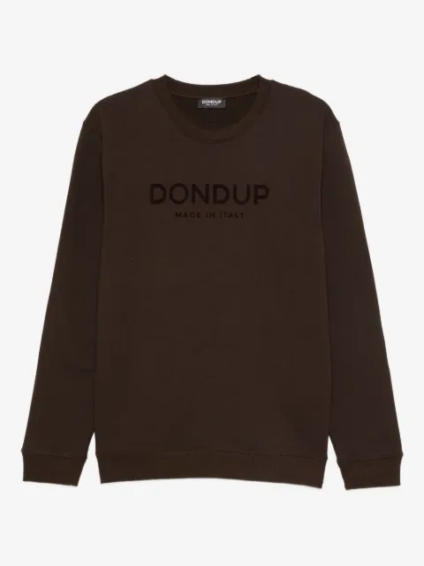 DONDUP flocked-logo sweatshirt