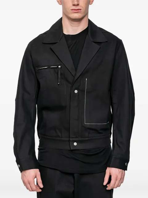 Joe Chia veste en jean à détails de zips Maz