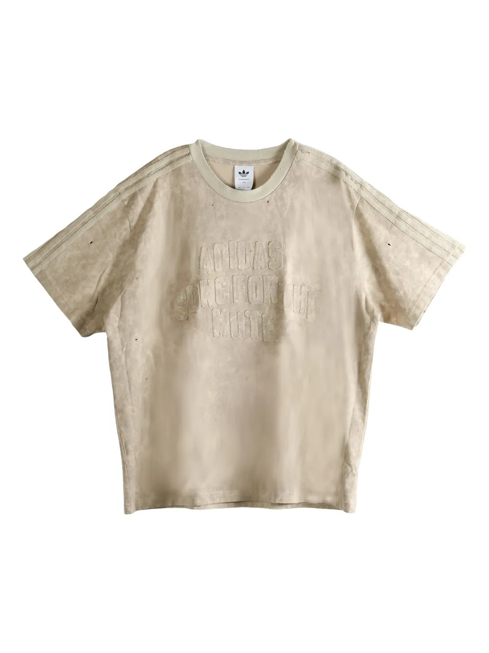 Adidas Originals X Song For The Mute Oversized Logo T-shirt In Neutral