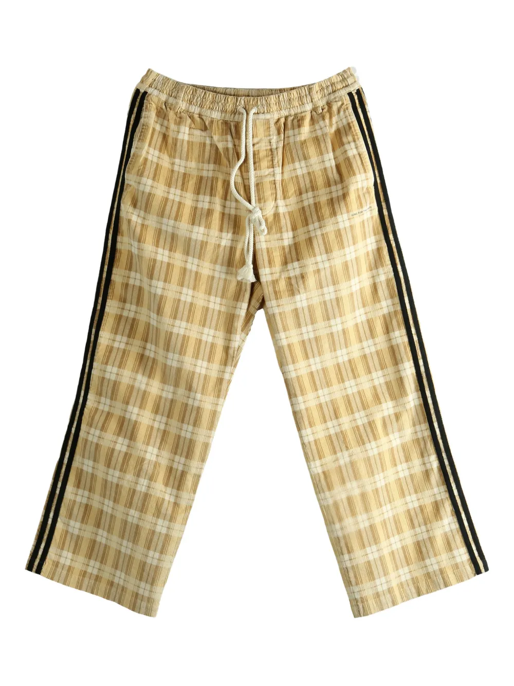 adidas plaid-pattern trousers | Neutrals | Image 1
