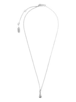 Rick Owens Open Trunk Charm Necklace | Silver | FARFETCH UK