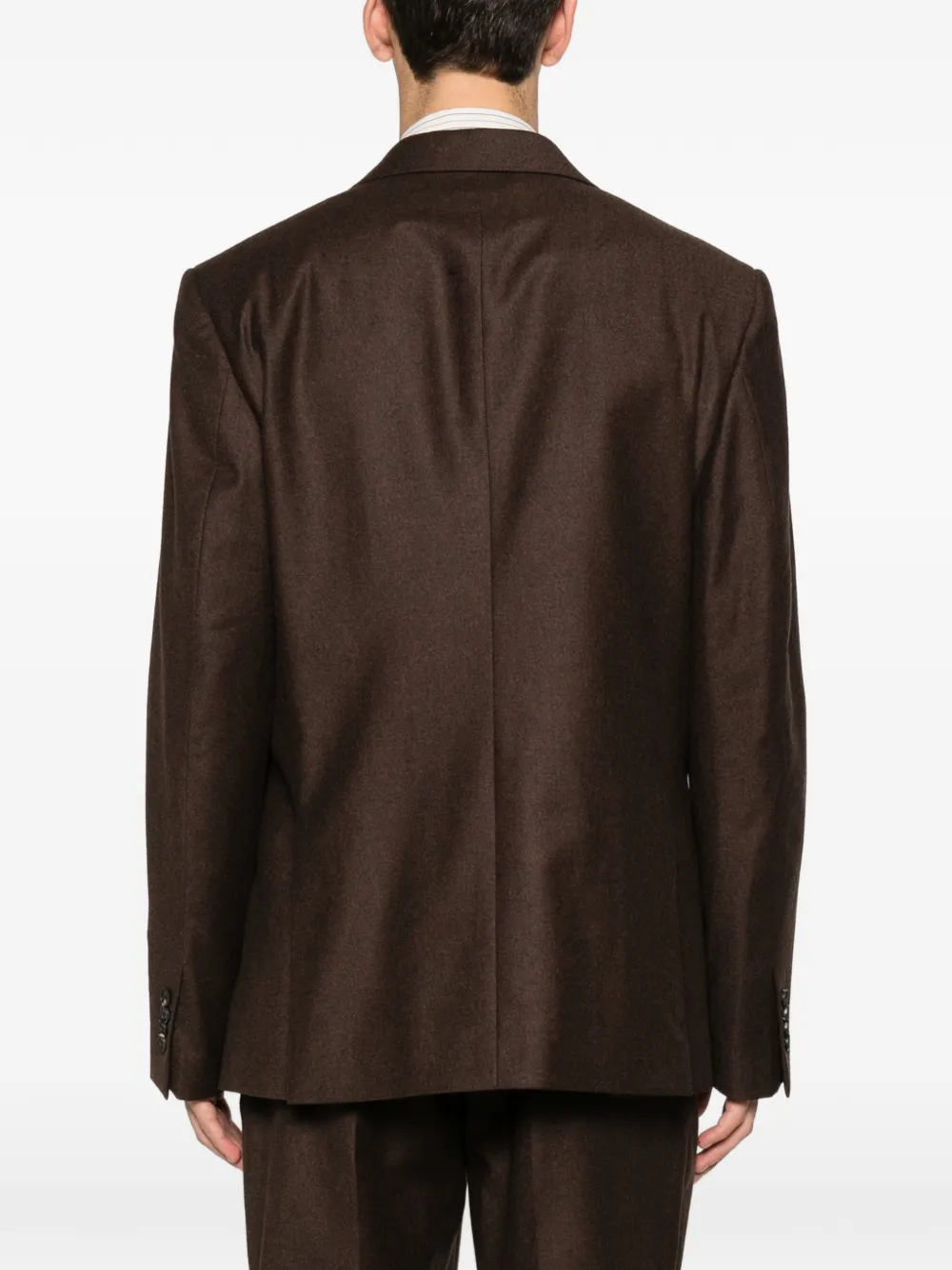 Ferragamo Jack met opgestikte zak Bruin