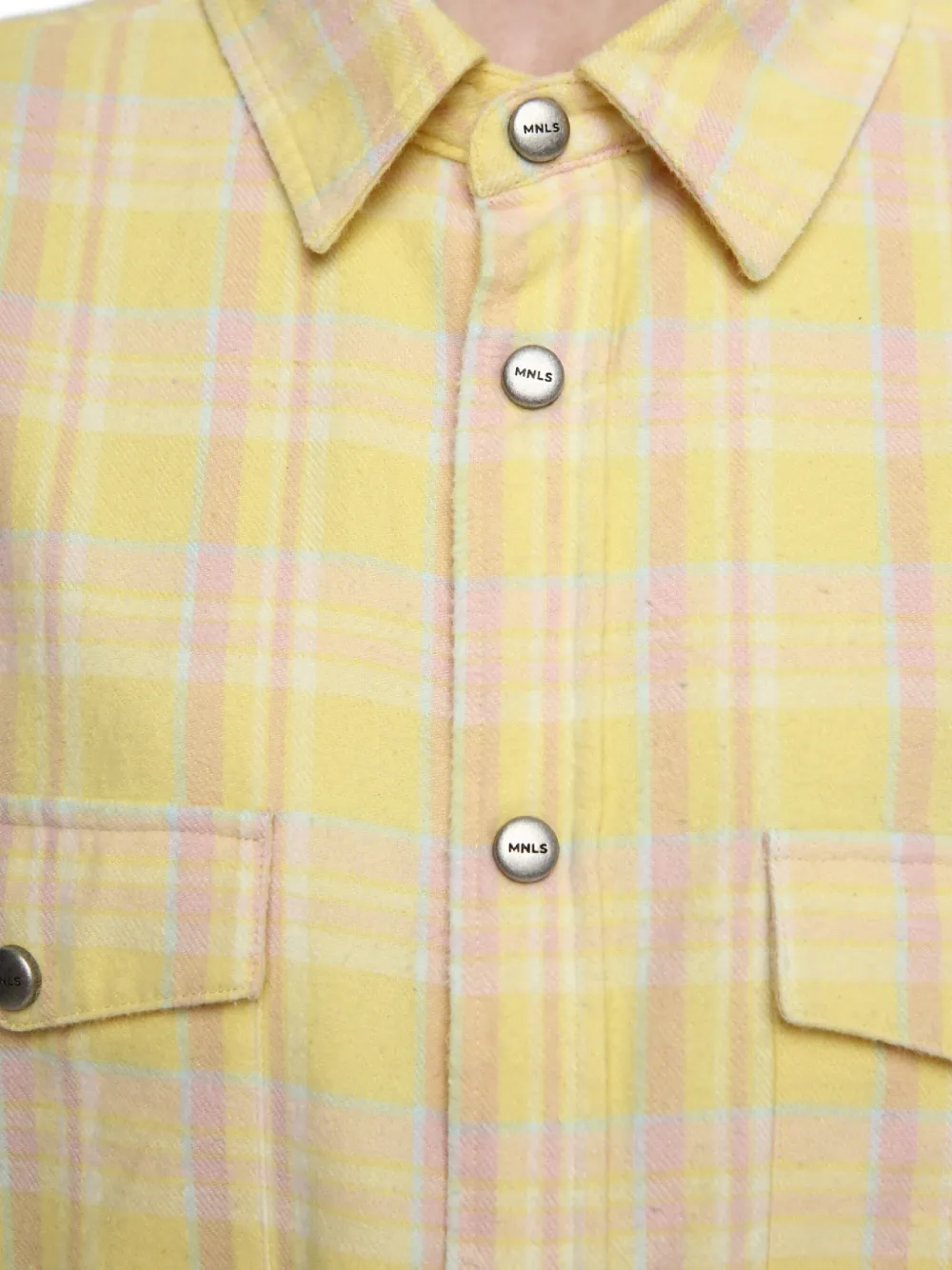 Mainless Flap Pocket Button-up Shirt In Brown