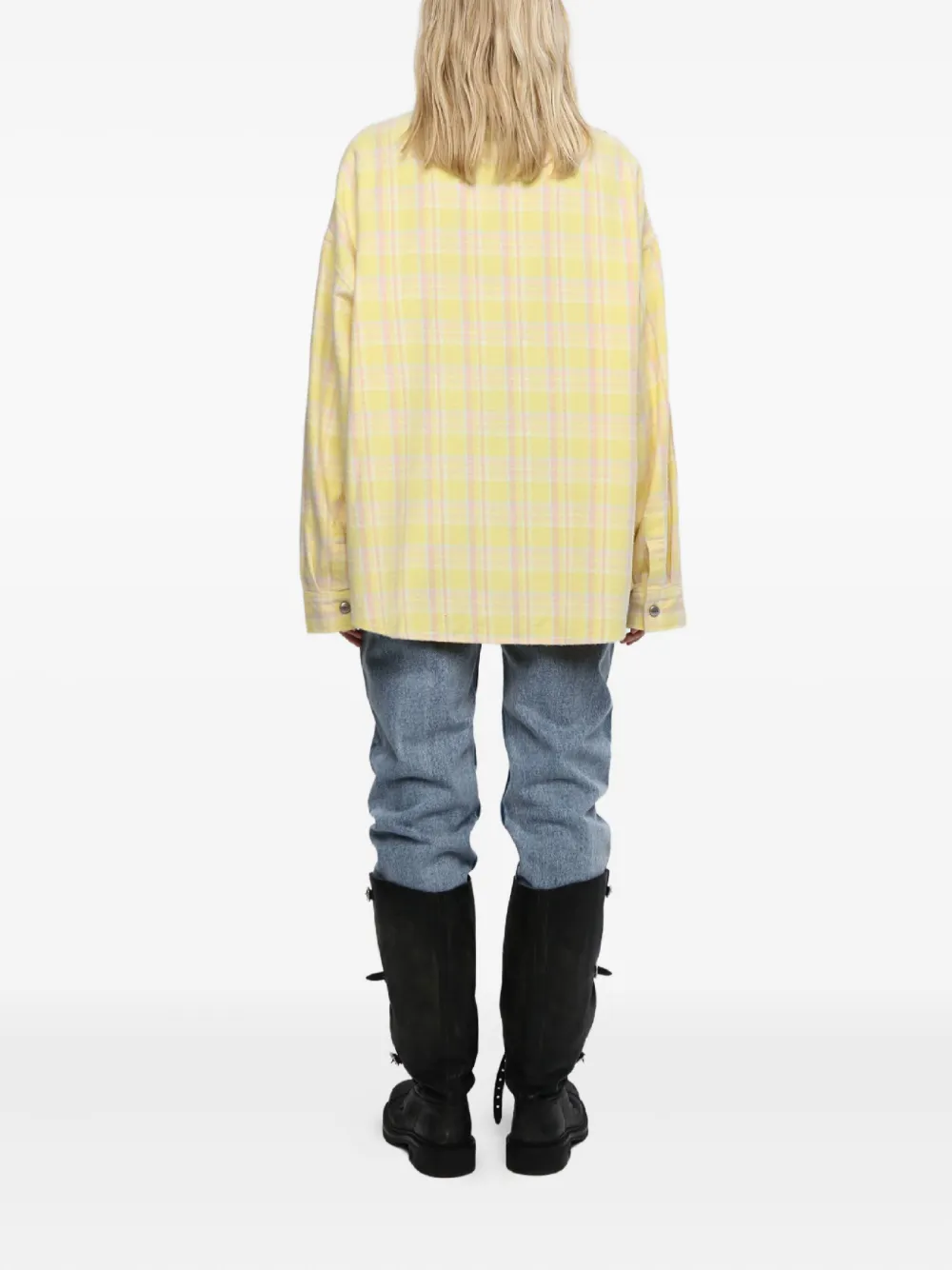 Mainless Flap Pocket Button-up Shirt In Brown