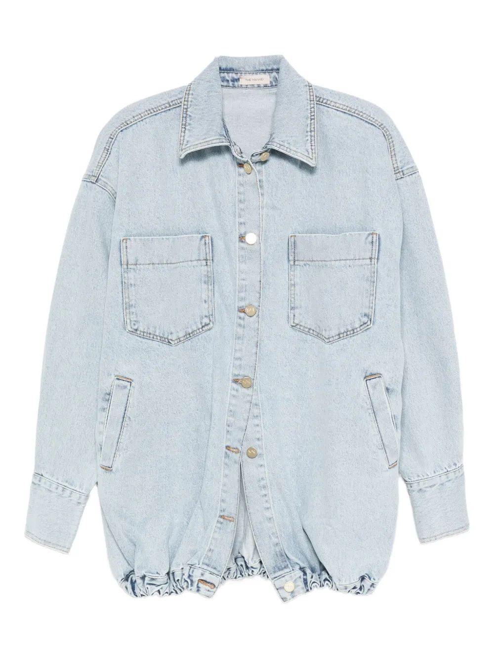 The Mannei drop-shoulder denim jacket | Blue | Image 1