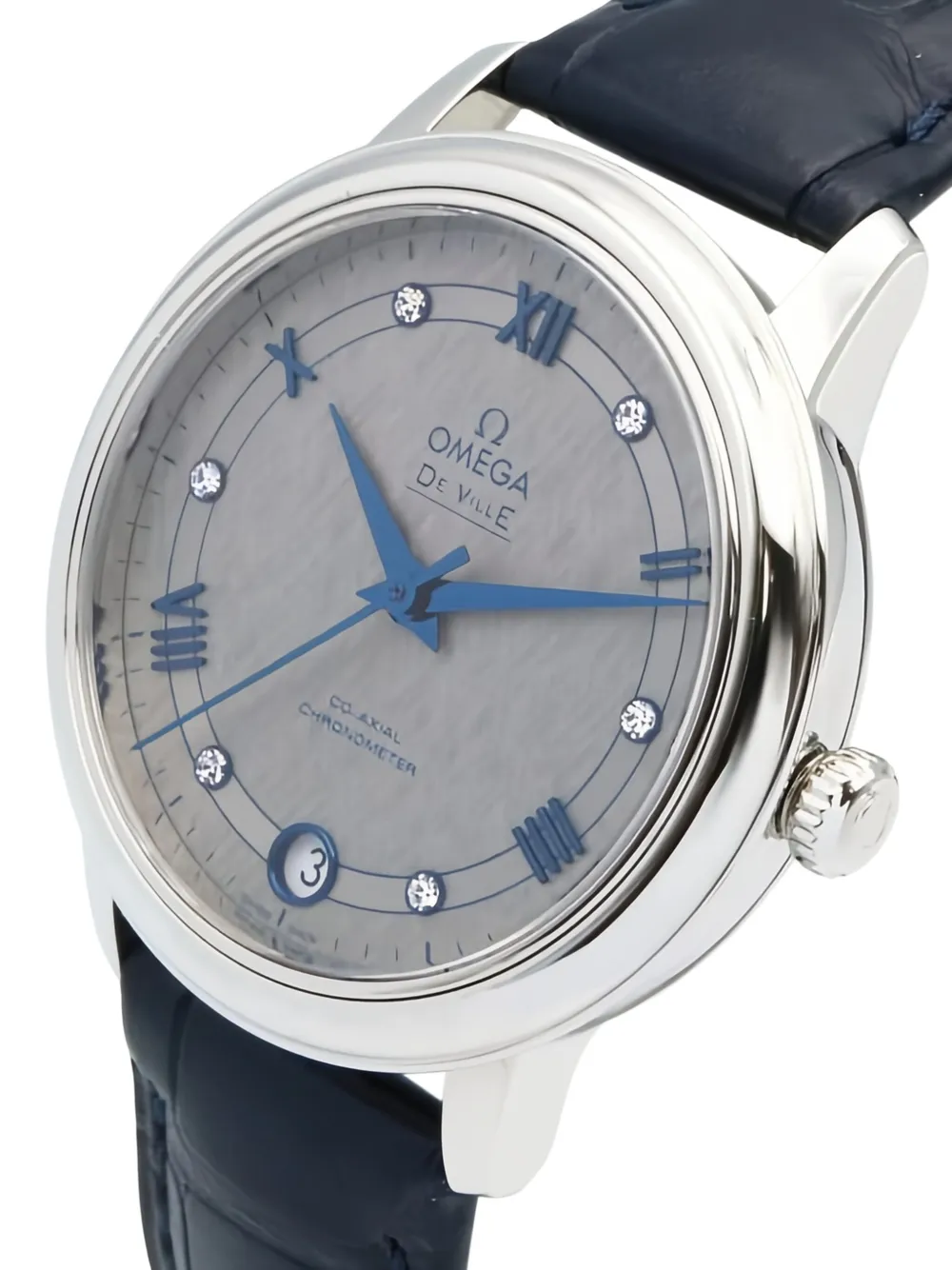 Pre-owned Omega De Ville Prestige Watch 32.5mm In Gray