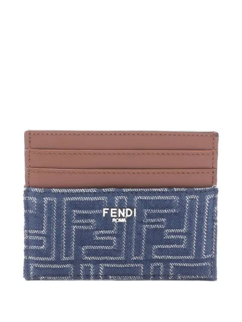 Fendi Pre-Owned 2020s FF jacquard card case