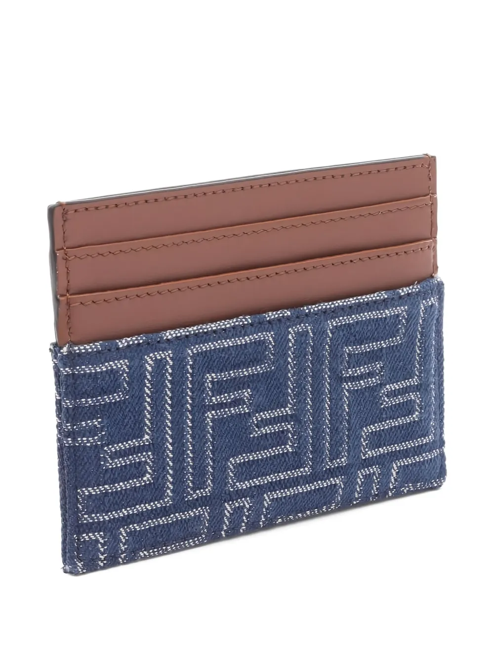 Fendi Pre-Owned 2020s FF jacquard card case | Men | Image 2