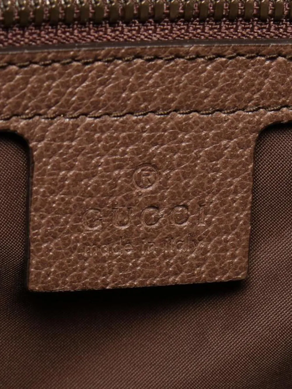 Pre-owned Gucci 2010s Gg Supreme Drawstring Backpack In Neutral