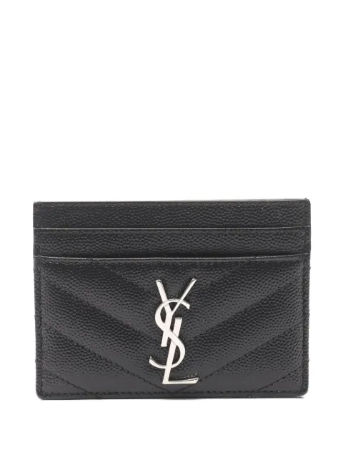 Saint Laurent Pre-Owned cartera de piel con monograma 2020