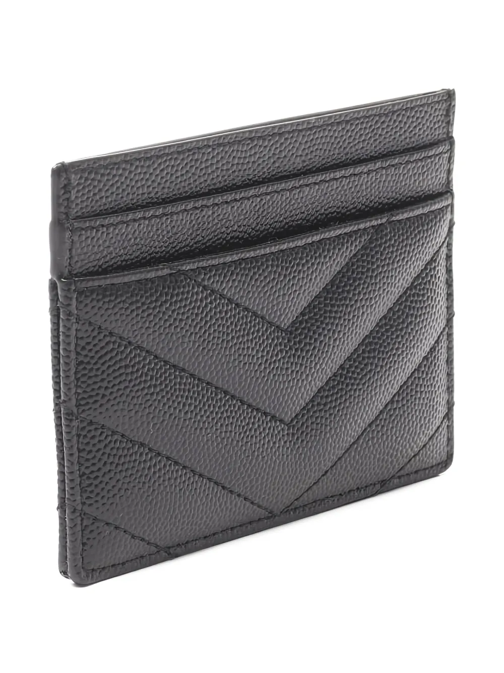 Saint Laurent Pre-Owned 2020s monogram leather wallet - Zwart