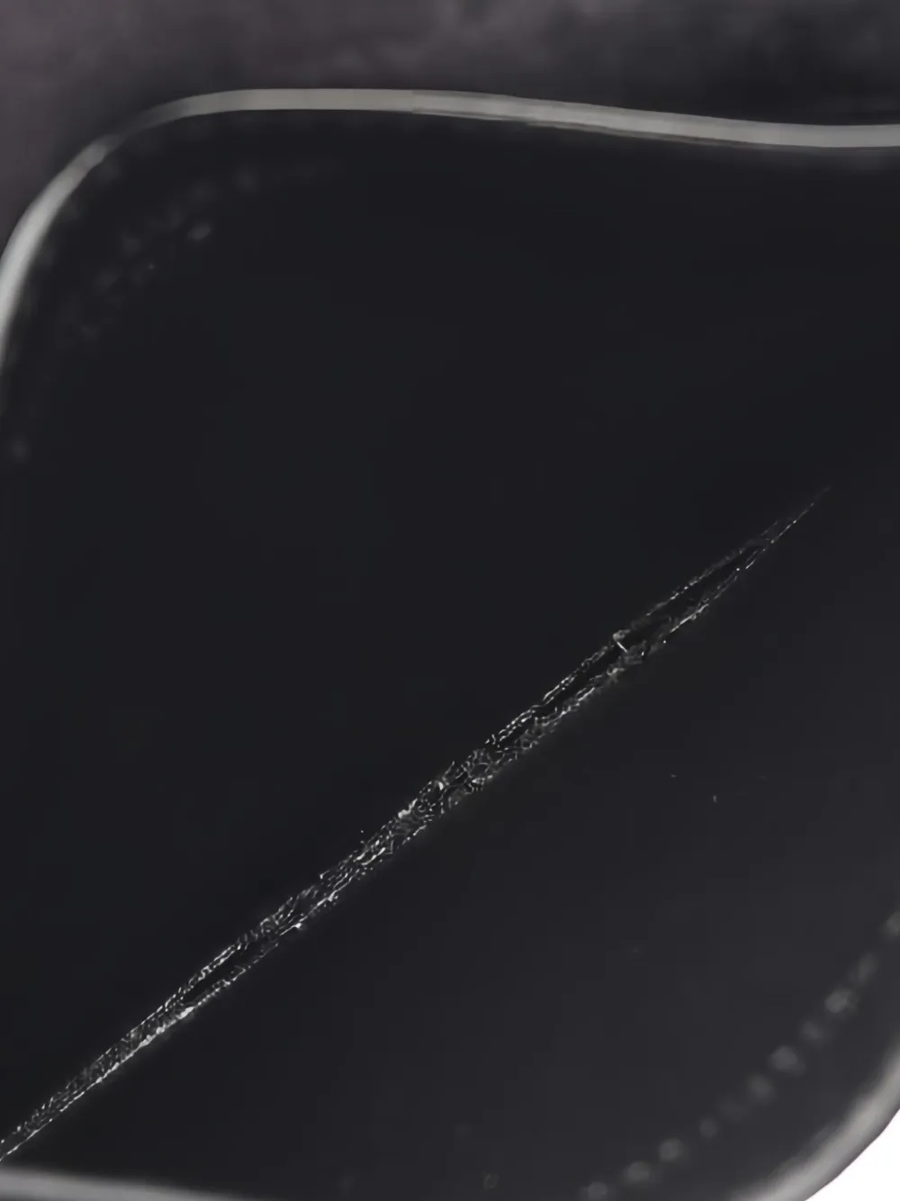 Pre-owned Saint Laurent 2020s Monogram Leather Wallet In Black