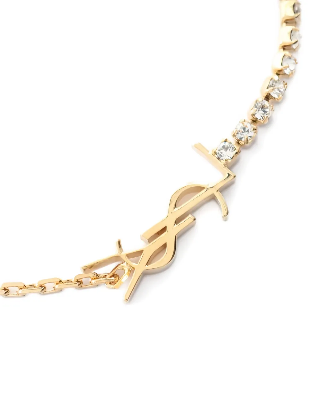 Pre-owned Saint Laurent 2020s Cassandre Bracelet In Gold