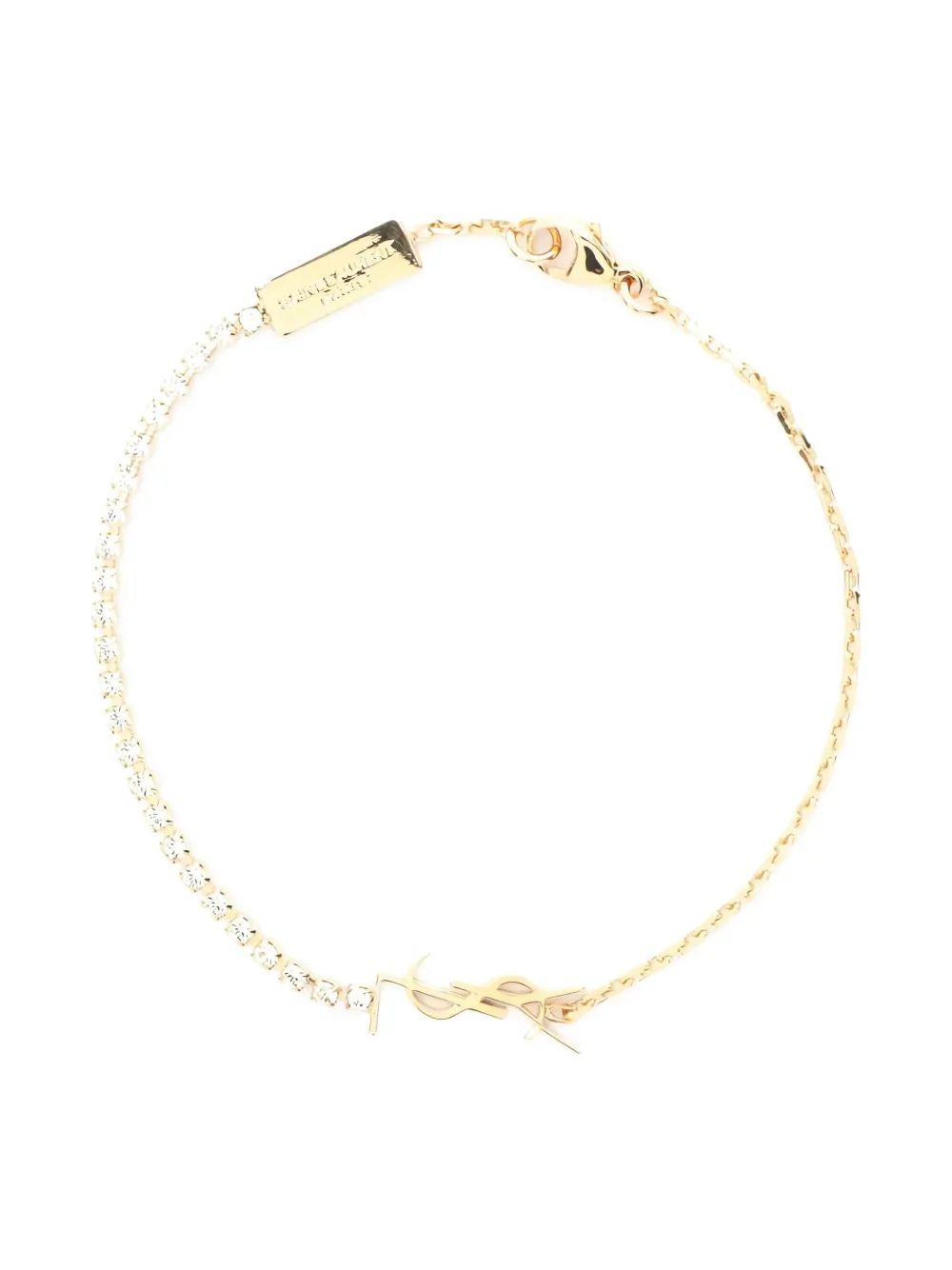 Pre-owned Saint Laurent 2020s Cassandre Bracelet In Gold