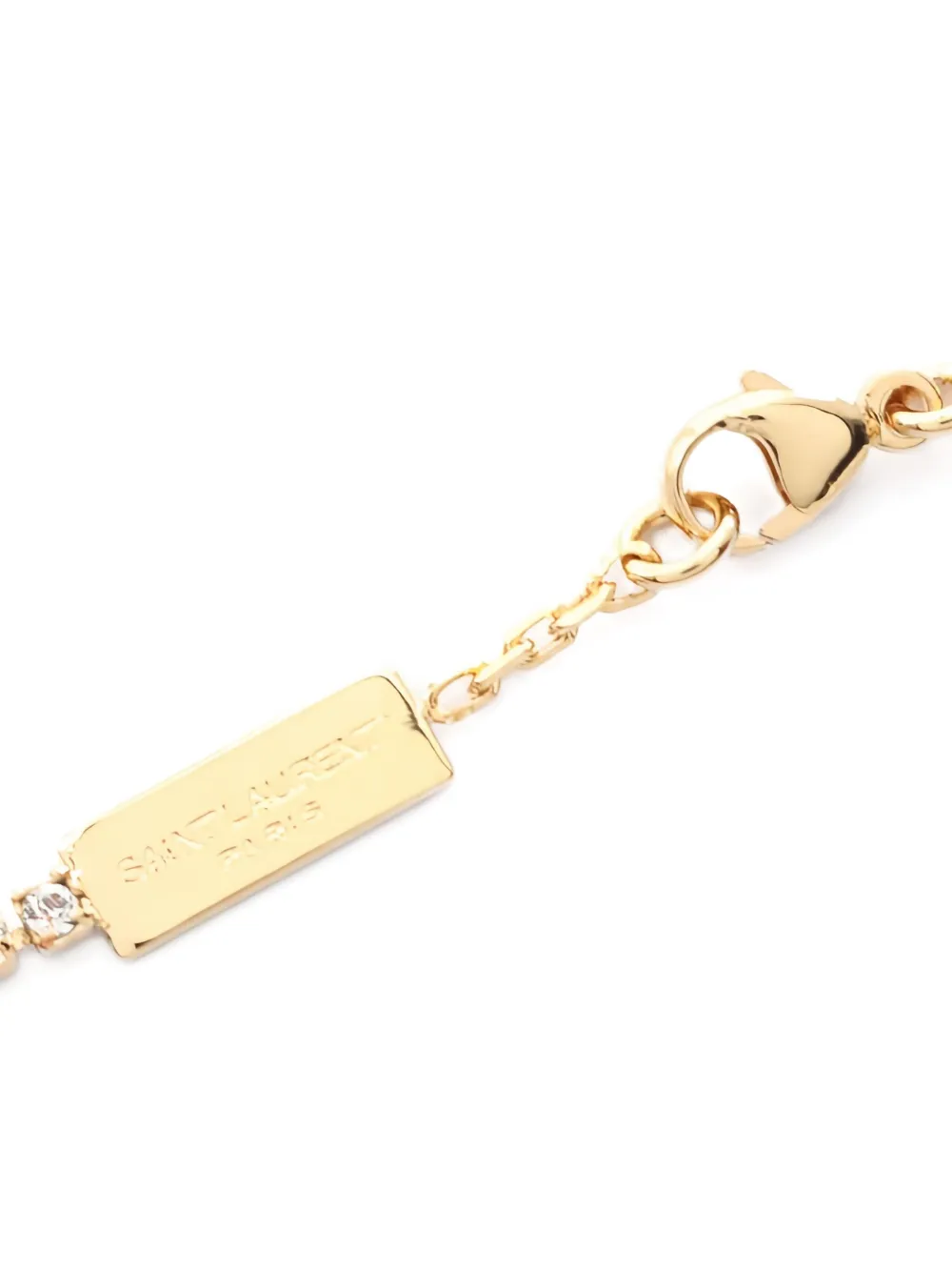 Pre-owned Saint Laurent 2020s Cassandre Bracelet In Gold